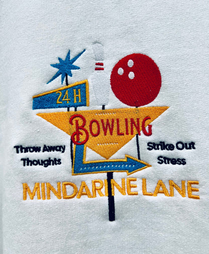 STRIKE AWAY STRESS BOWLING EMBROIDERY SWEATSHIRT