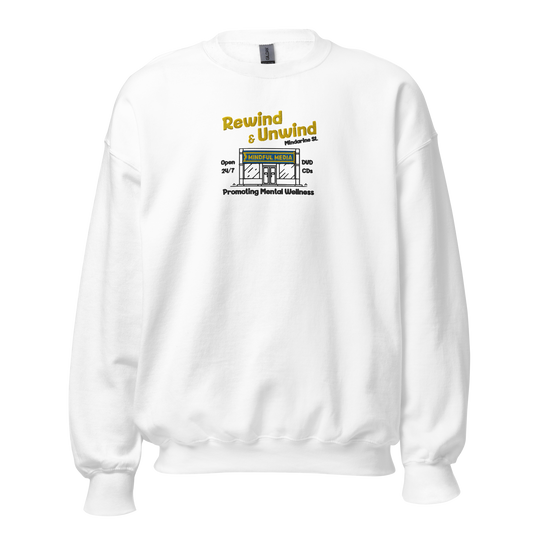 MINDFUL MEDIA EMBROIDERY SWEATSHIRT